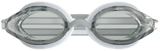 Alt view image 3 of 5 - Speedo Women's Vanquisher 3.0 Anti-Fog Swimming Goggles, White/Steel