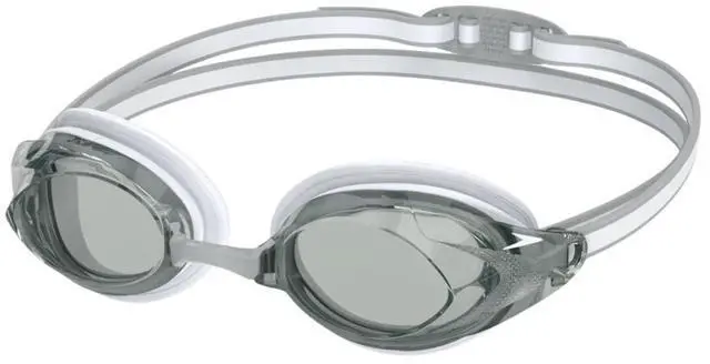 Main image of Speedo Women's Vanquisher 3.0 Anti-Fog Swimming Goggles, White/Steel