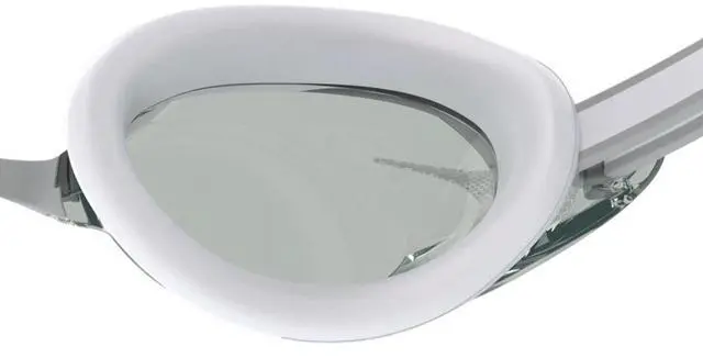 Alt view image 2 of 5 - Speedo Women's Vanquisher 3.0 Anti-Fog Swimming Goggles, White/Steel