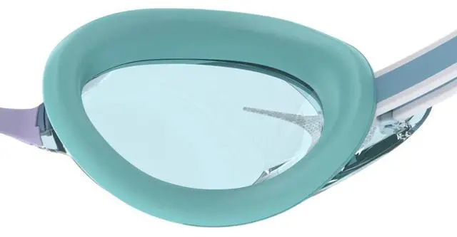 Alt view image 3 of 4 - Speedo Women's Vanquisher 3.0 Anti-Fog Swimming Goggles, Blue/Purple