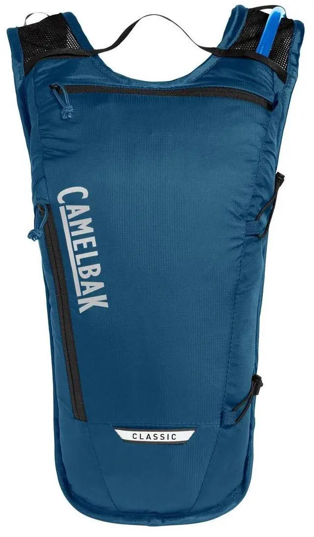 Alt view image 2 of 6 - CamelBak Classic 70oz Lightweight Bike Hydration Pack, Gibraltar Navy/Black