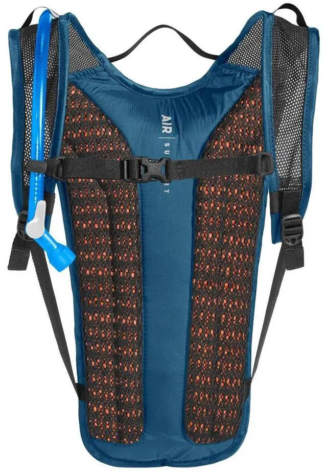 Alt view image 3 of 6 - CamelBak Classic 70oz Lightweight Bike Hydration Pack, Gibraltar Navy/Black