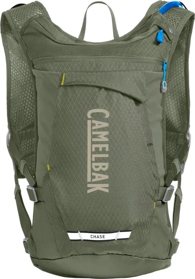 Alt view image 2 of 6 - CamelBak Chase Adventure 8 Lightweight Hydration Vest 70oz Pack, Dusty Olive