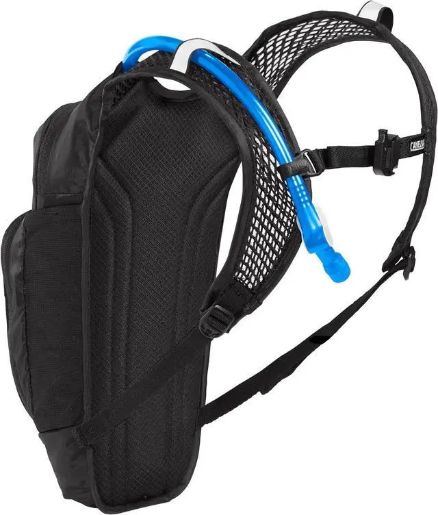 Alt view image 5 of 5 - CamelBak Kids Mini M.U.L.E. 50oz Lightweight Hydration Pack, Black/Flames