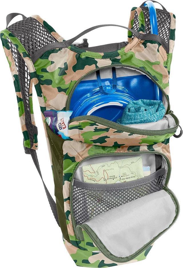 Alt view image 5 of 6 - CamelBak Kids Mini M.U.L.E. 50oz Lightweight Hydration Pack, Camo