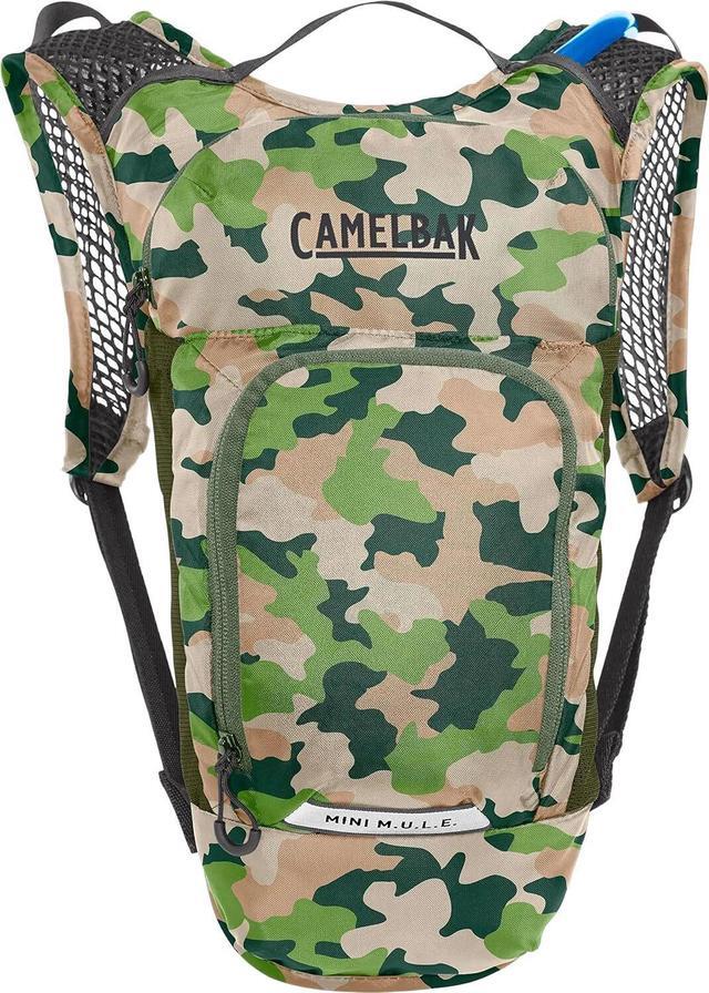 Alt view image 2 of 6 - CamelBak Kids Mini M.U.L.E. 50oz Lightweight Hydration Pack, Camo