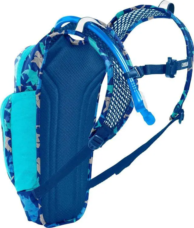 Alt view image 6 of 6 - CamelBak Kids Mini M.U.L.E. 50oz Lightweight Hydration Pack, Sharks
