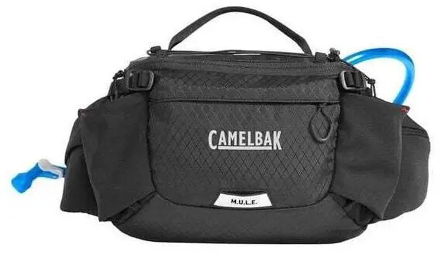 Alt view image 2 of 6 - CamelBak M.U.L.E. 5 Waist Belt 50oz Lumbar Reservoir Hydration Pack, Black