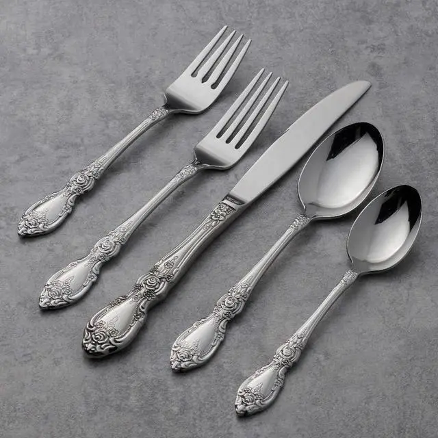 Alt view image 5 of 5 - Oneida 2285020C Wordsworth 20-Piece Stainless Steel Flatware Set, Service For 4