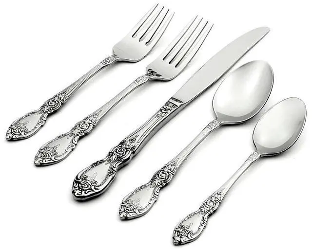 Main image of Oneida 2285020C Wordsworth 20-Piece Stainless Steel Flatware Set, Service For 4