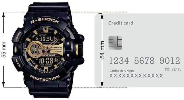 Alt view image 4 of 4 - Casio Mens Ga400Gb-1A9 Black Resin Quartz Watch