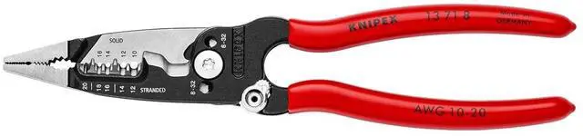Alt view image 3 of 4 - KNIPEX 13 71 8 Non-slip Forged Wire Strippers 10-20 AWG Tools, 8-Inch