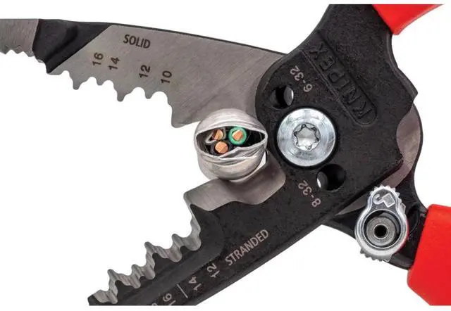 Alt view image 4 of 4 - KNIPEX 13 71 8 Non-slip Forged Wire Strippers 10-20 AWG Tools, 8-Inch