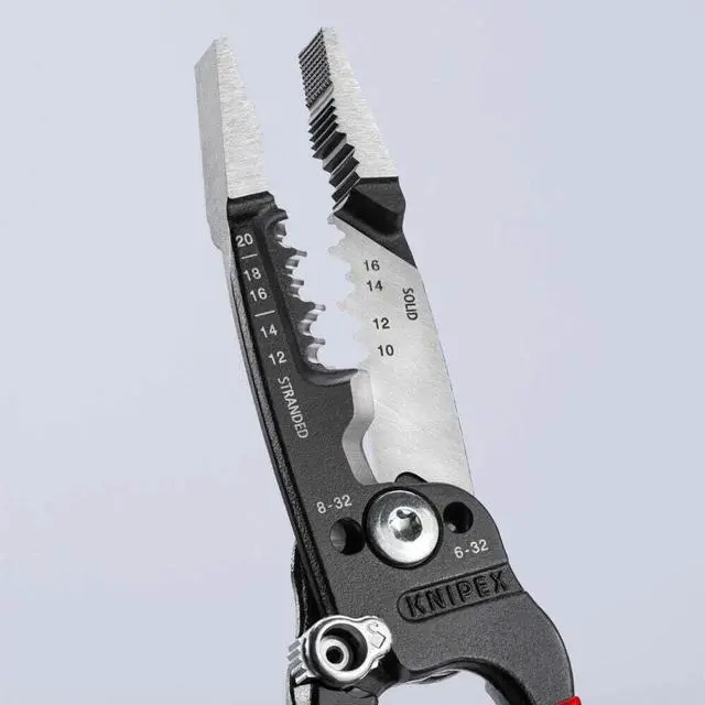 Alt view image 4 of 10 - KNIPEX 13 71 8 SBA Non-slip Forged Wire Strippers 10-20 AWG Tools, 8-Inch