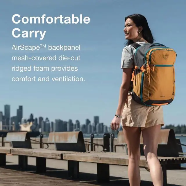 Alt view image 6 of 6 - Osprey 35-Liter Daylite Carry-On Travel Pack, Tumbleweed Yellow/Tunnel Vision