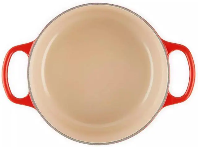 Alt view image 2 of 6 - Le Creuset 2 qt. Enameled Cast Iron Signature Round Dutch Oven - Cerise