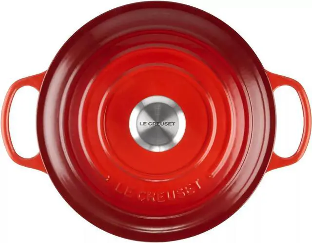 Main image of Le Creuset 4.5 qt. Enameled Cast Iron Signature Round Dutch Oven, Cerise