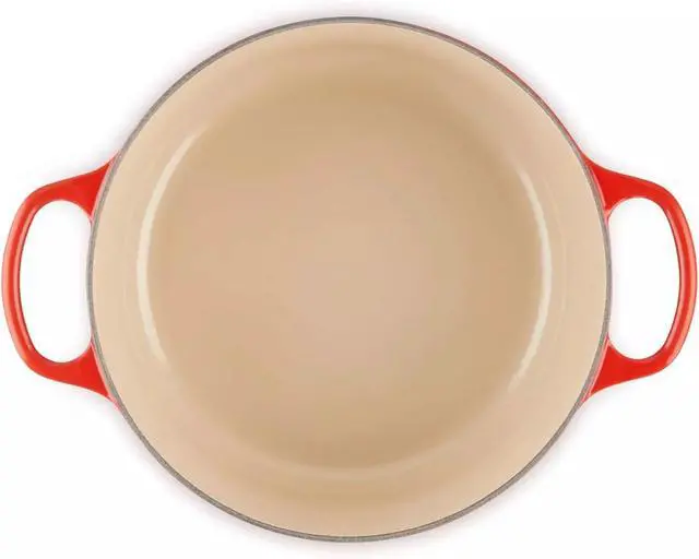 Alt view image 6 of 6 - Le Creuset 4.5 qt. Enameled Cast Iron Signature Round Dutch Oven, Cerise