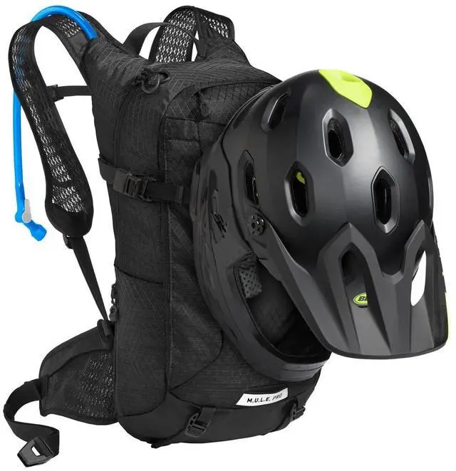 Alt view image 6 of 7 - CamelBak Women's M.U.L.E. Pro 14 Bike Hydration Backpack, 3-Liter, Black/White
