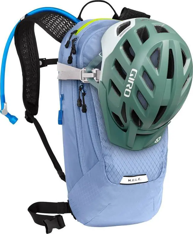 Alt view image 5 of 6 - CamelBak Women's M.U.L.E. 12 Mountain Biking 100oz Hydration Pack, Serenity Blue