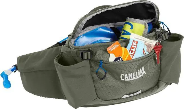 Alt view image 4 of 6 - CamelBak M.U.L.E. 5-Liter Mountain Bike Waist Belt Hydration Pack, Dusty Olive
