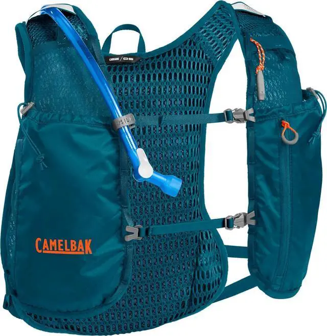 Alt view image 4 of 6 - CamelBak 5.5L Circuit Run Vest Pack with 50oz Hydration Bladder, Corsair Teal
