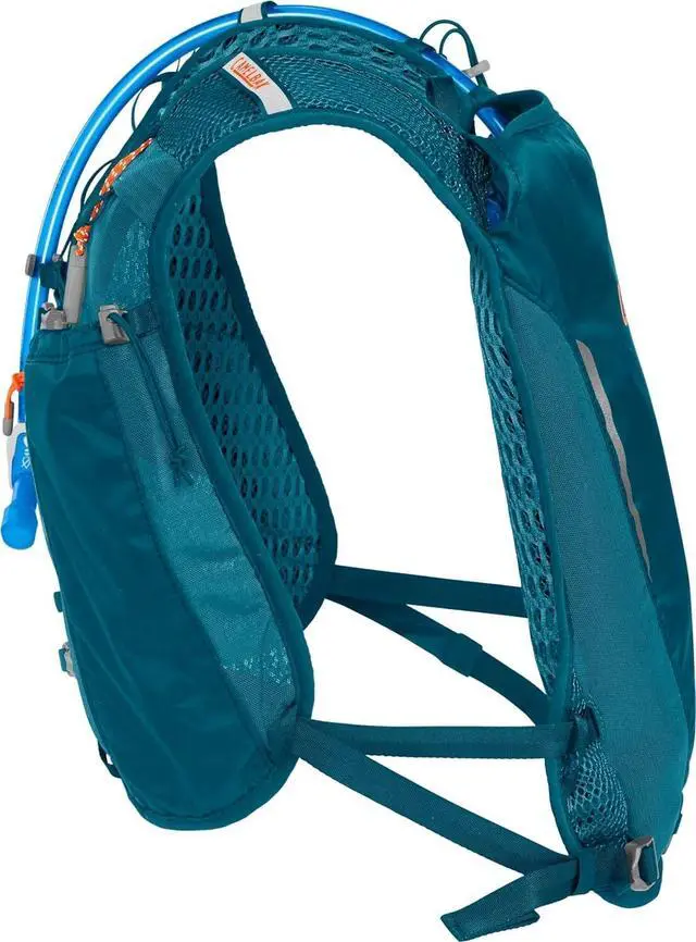 Alt view image 6 of 6 - CamelBak 5.5L Circuit Run Vest Pack with 50oz Hydration Bladder, Corsair Teal