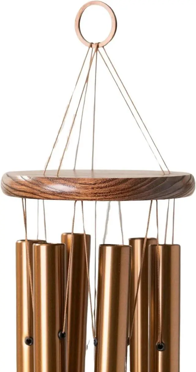 Alt view image 3 of 6 - Woodstock Chimes 24-Inch Amazing Grace Chime for Outside, Medium, Bronze