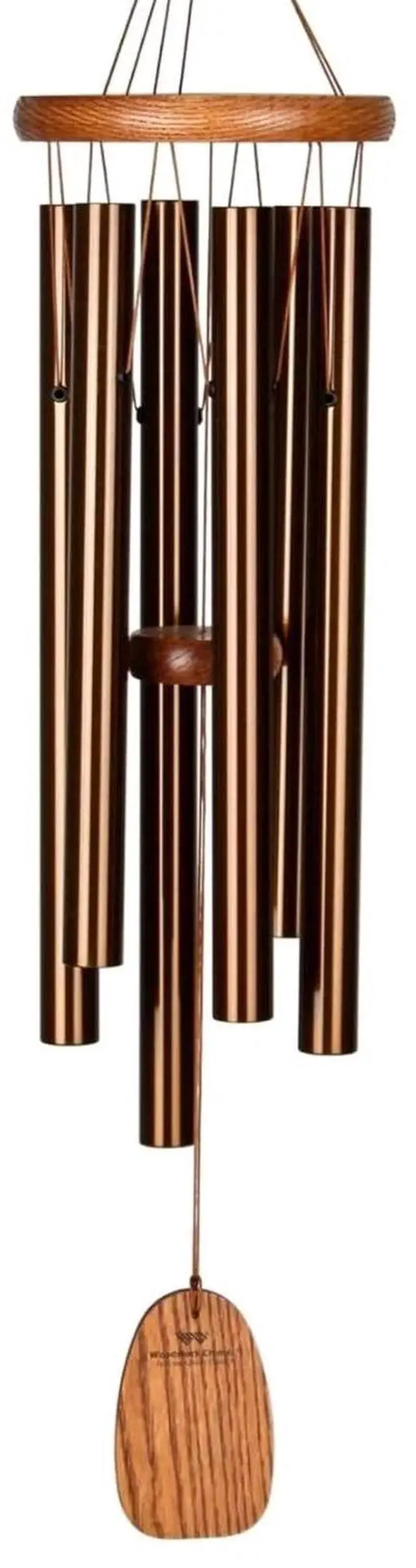 Main image of Woodstock Chimes 24-Inch Amazing Grace Chime for Outside, Medium, Bronze