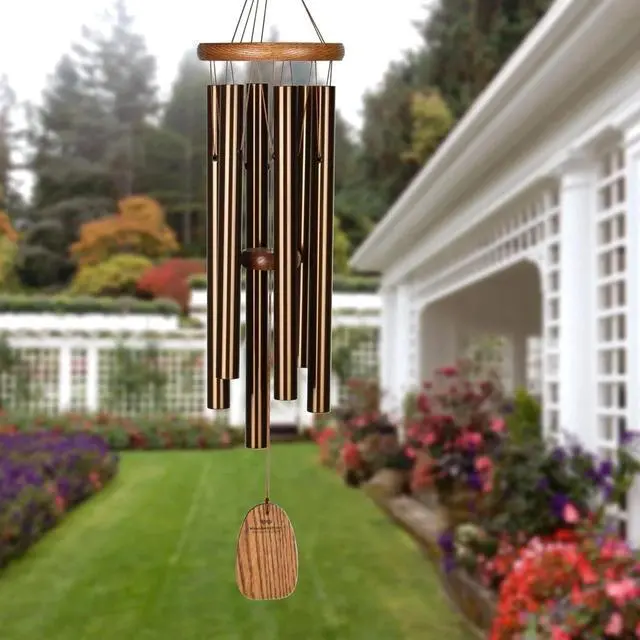 Alt view image 4 of 6 - Woodstock Chimes 24-Inch Amazing Grace Chime for Outside, Medium, Bronze