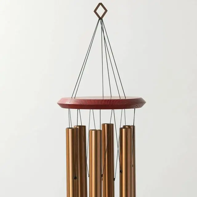 Alt view image 6 of 6 - Woodstock Chimes DCB37 Encore Earth Wind Chime, Bronze, 37 inch