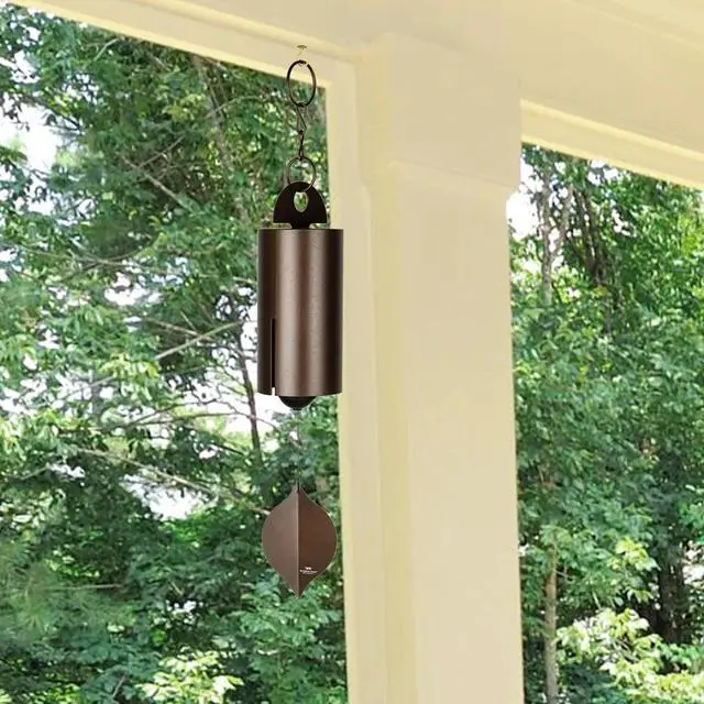 Alt view image 2 of 7 - Woodstock Chimes HWLC 40-Inch Heroic Windbell Chimes, Antique Copper, Large