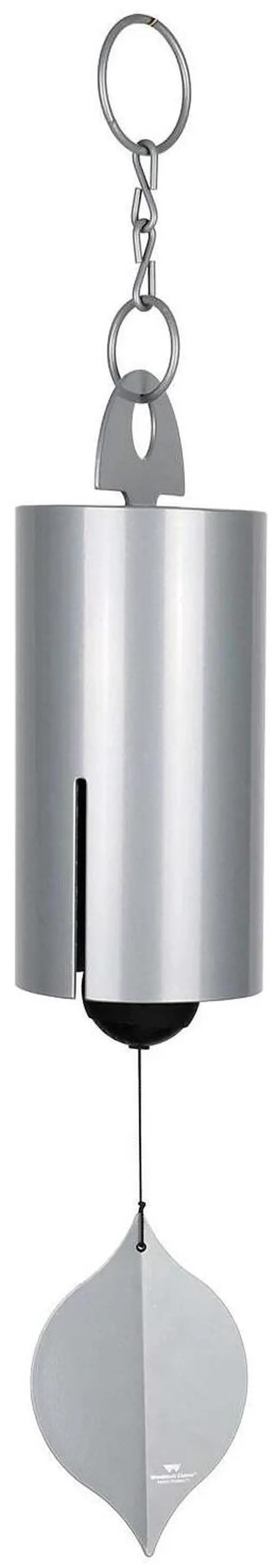 Main image of Woodstock Chimes 40-inch Large Aluminum Heroic Windbell for Outside, Harbor Gray