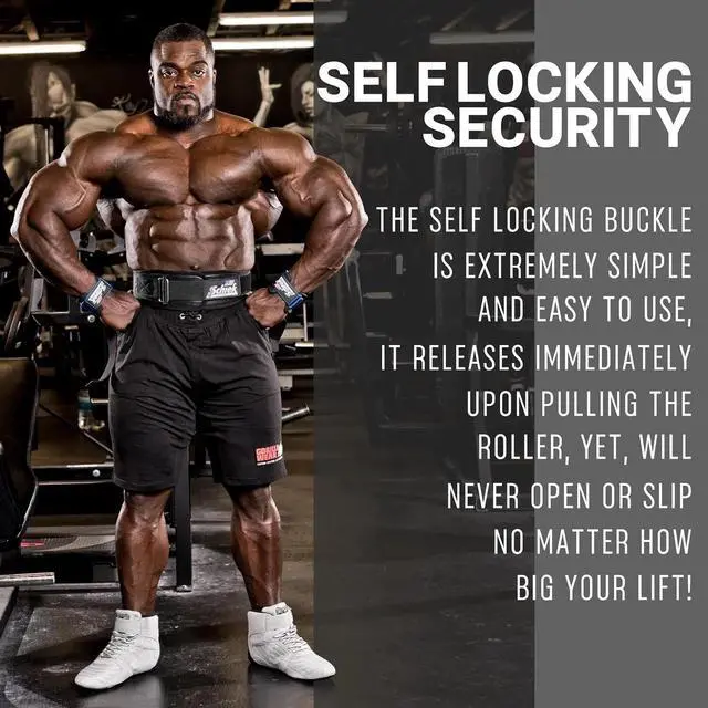 Alt view image 6 of 7 - Schiek Sports Unisex 4.75" Comfortable Power Lifting Belt, Black, Large