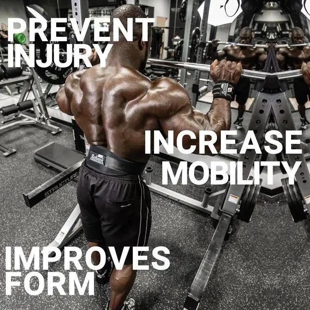 Alt view image 5 of 7 - Schiek Sports Unisex 4.75" Comfortable Power Lifting Belt, Black, XLarge