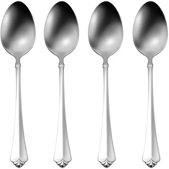 Main image of Oneida Juilliard Stainless Steel Fine Flatware Dishwasher Safe Teaspoons, 4Pcs