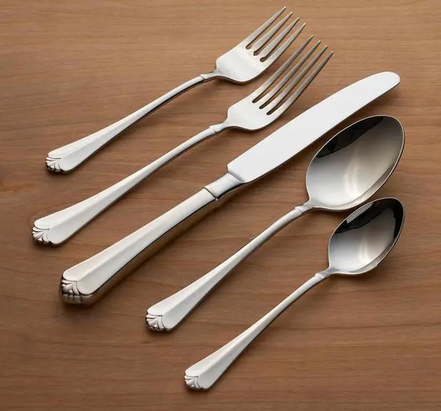 Alt view image 4 of 6 - Oneida Juilliard 45 Piece Fine Flatware Set Dishwasher Safe, Service For 8