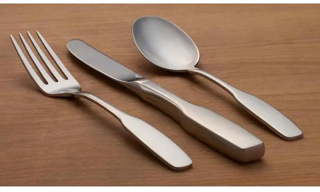 Alt view image 3 of 4 - Oneida Paul Revere 18/10 Stainless Steel 6 Piece Fine Flatware Serving Set