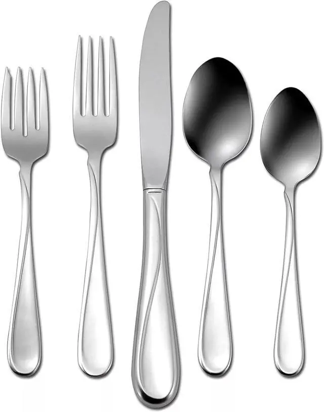Main image of Oneida H015065A Flight 65-Piece Flatware Sets, Service for 12