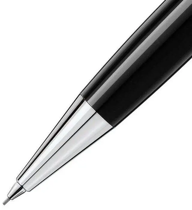 Alt view image 3 of 4 - Montblanc 2867 Meisterstuck Classique Platinum Coated Mechanical Pencil, Black