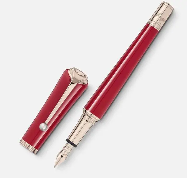 Main image of Montblanc 132116 Muses Marilyn Monroe Special Edition Fountain Pen, Red