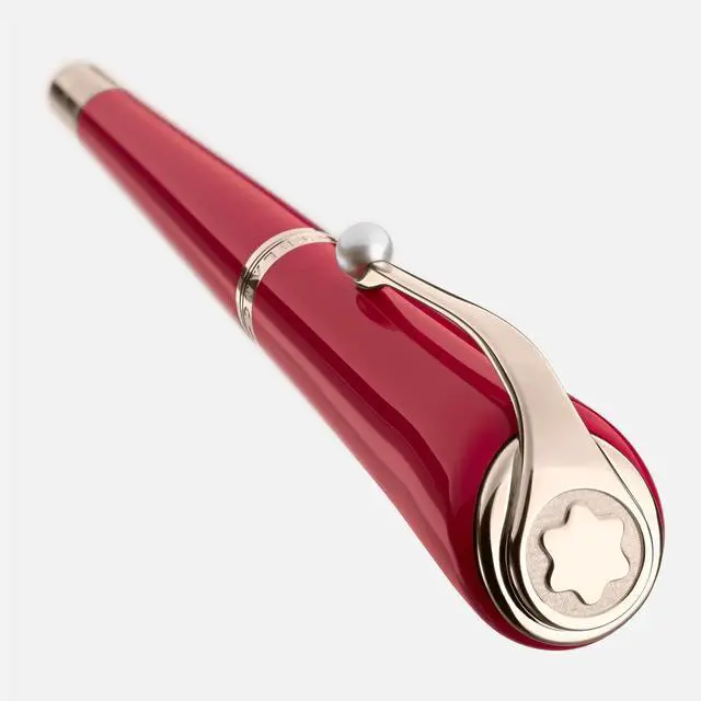 Alt view image 4 of 5 - Montblanc 132116 Muses Marilyn Monroe Special Edition Fountain Pen, Red