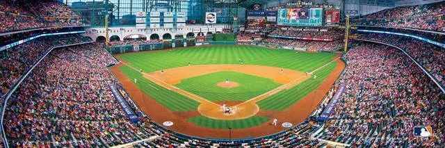 Alt view image 4 of 5 - MasterPieces 1000-Pieces MLB Houston Astros Stadium Panoramic Jigsaw Puzzle