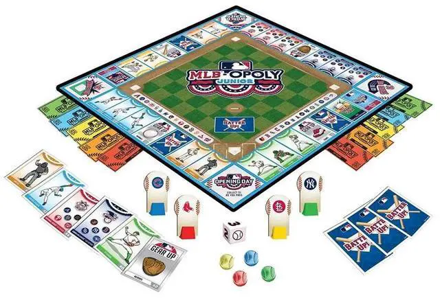 Alt view image 2 of 4 - MasterPieces Opoly Kids & Family Board Games - MLB League Opoly Junior, Age 6+