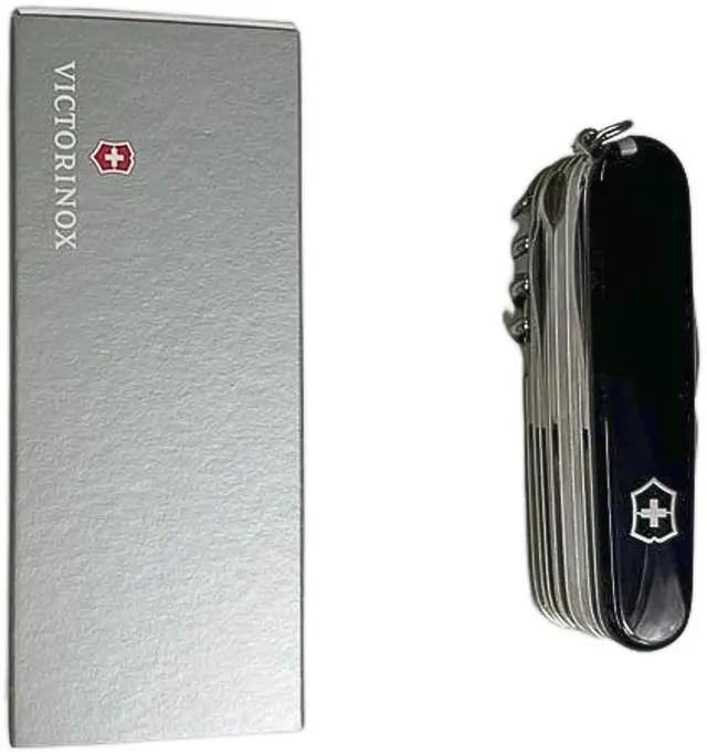 Main image of Victorinox Multifunctions Lightweight Swiss Champ Army Pocket Knife, Black