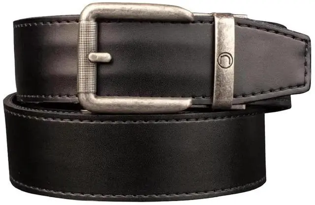Main image of Nexbelt Tactical Ratchet EDC Rogue 1.5-Inch Leather Strap Gun Belt, Black