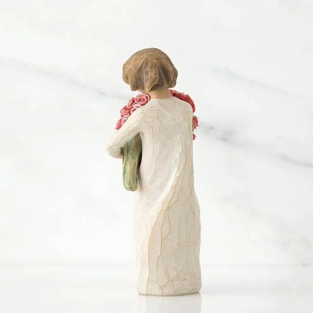Alt view image 3 of 6 - Willow Tree Abundance Angel So Much Love, Sculpted Hand-Painted Resin Figure