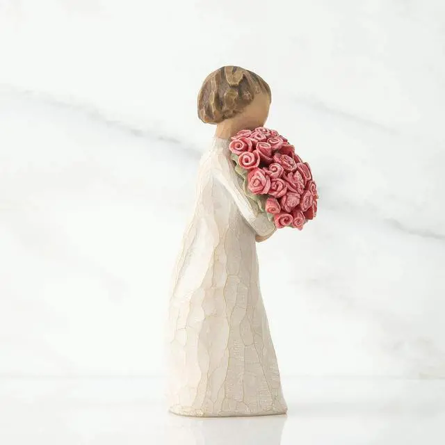 Alt view image 2 of 6 - Willow Tree Abundance Angel So Much Love, Sculpted Hand-Painted Resin Figure