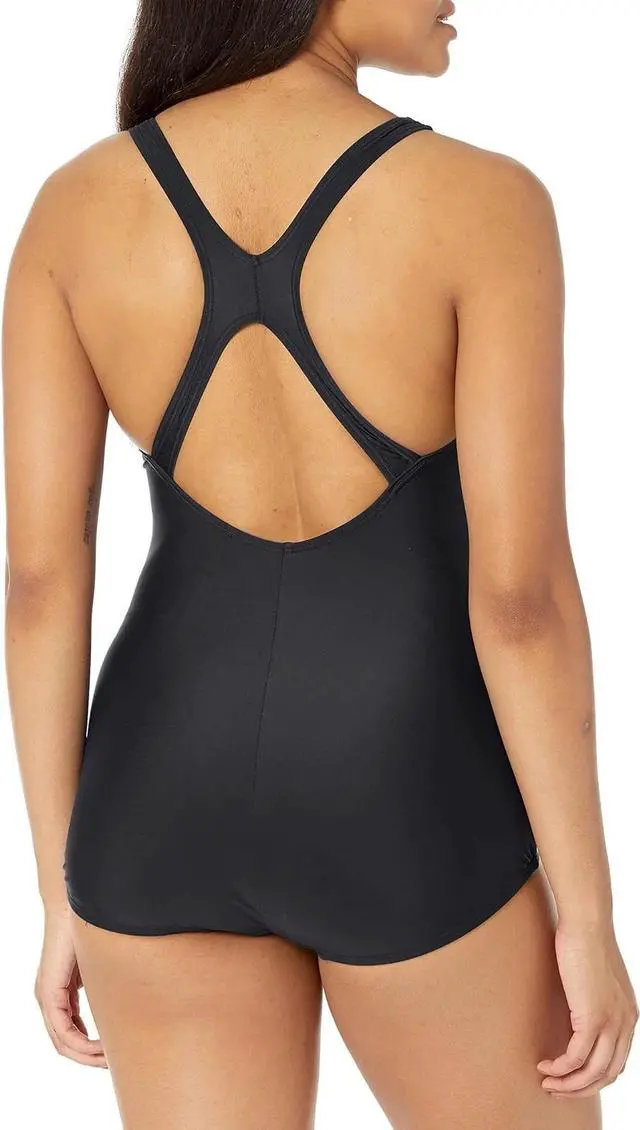 Alt view image 2 of 5 - Speedo Women's Princess Seam Ultraback One Pc Swimsuit, Black, Size 12