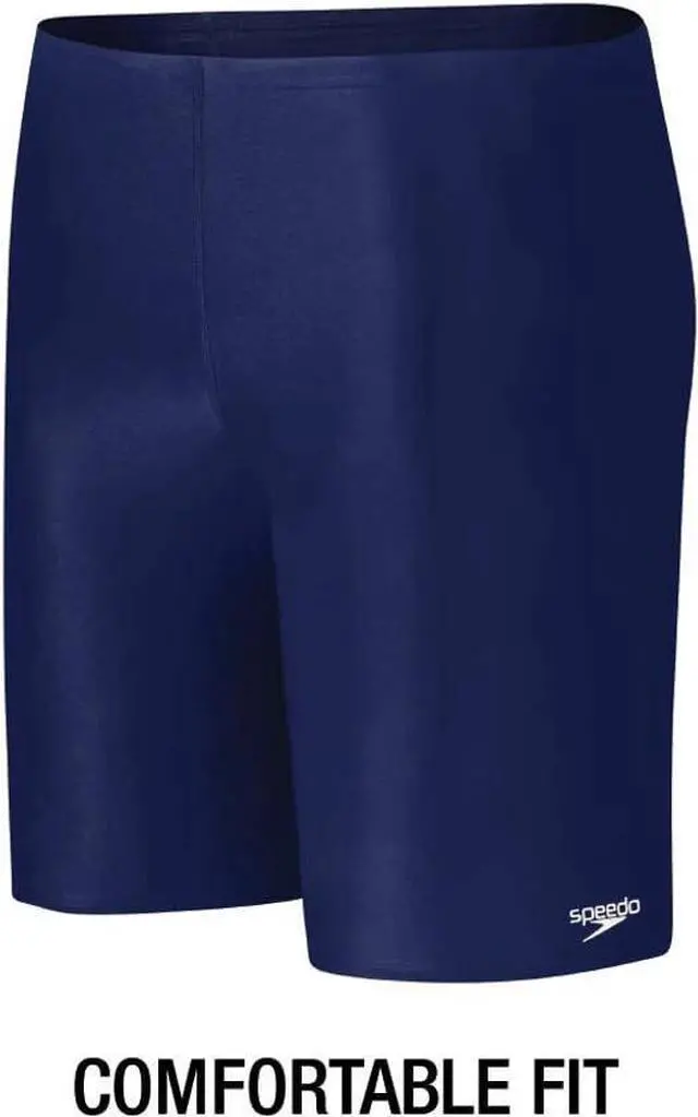 Alt view image 5 of 5 - Speedo Boy's Begin to Swim Swimsuit Jammer, Navy, Size 10